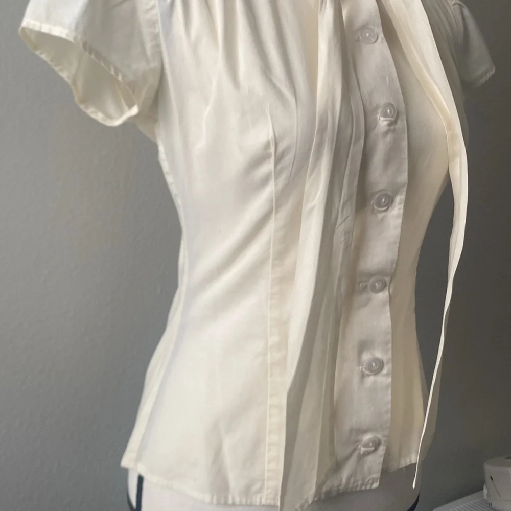 Heart Of Haute Estelle Pussybow Blouse Ivory